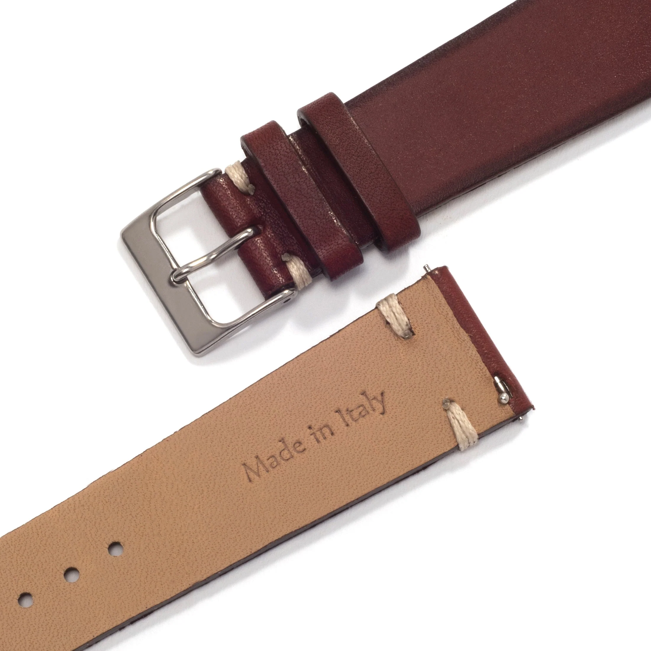 Universal Leather Watch Strap — Cherry Vintage - Image 3