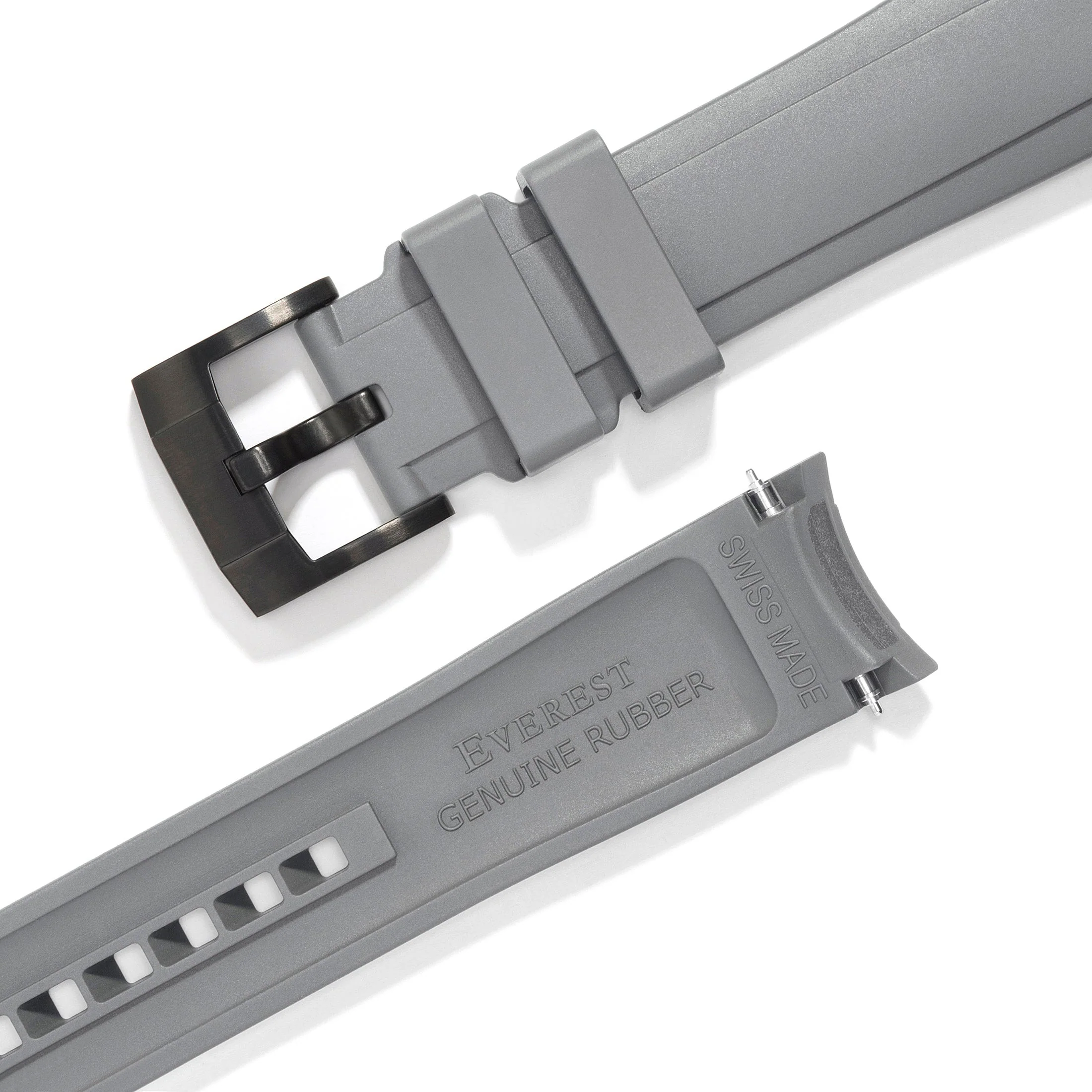 Curved End Rubber Strap for Rolex Daytona with Tang Buckle - Image 46