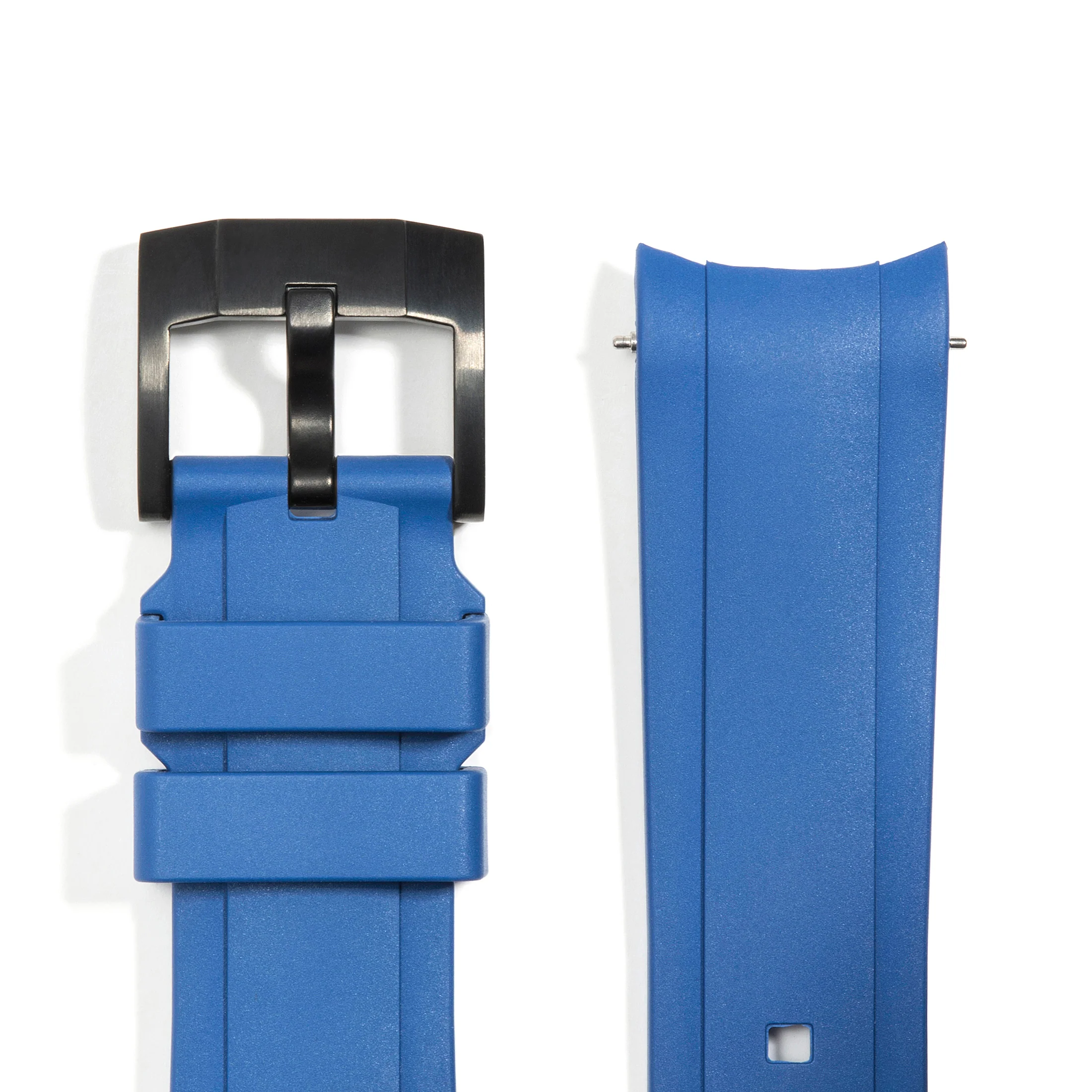 Curved End Rubber Strap for Rolex Ceramic Daytona with Tang Buckle - Image 21
