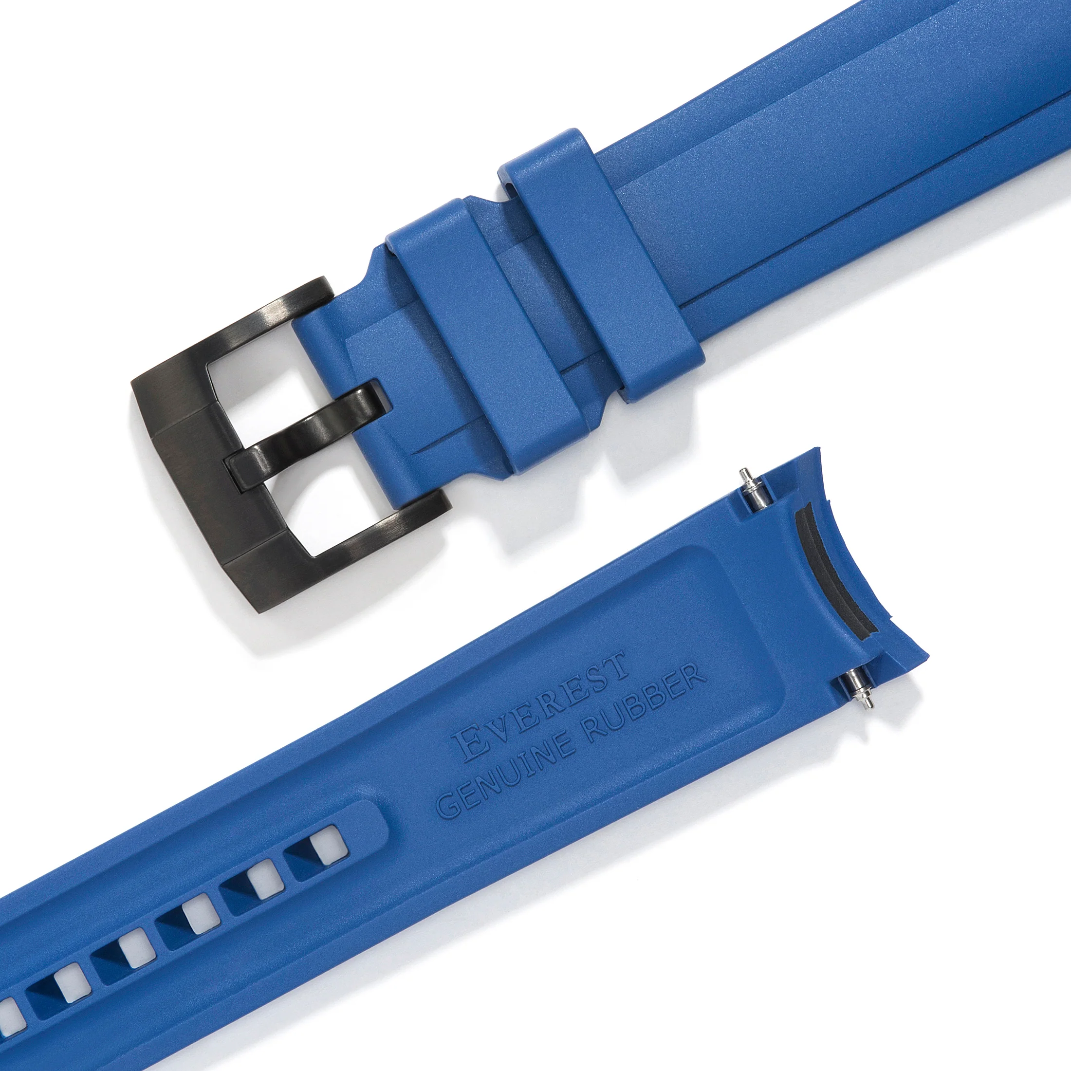 Curved End Rubber Strap for Rolex Ceramic Daytona with Tang Buckle - Image 22