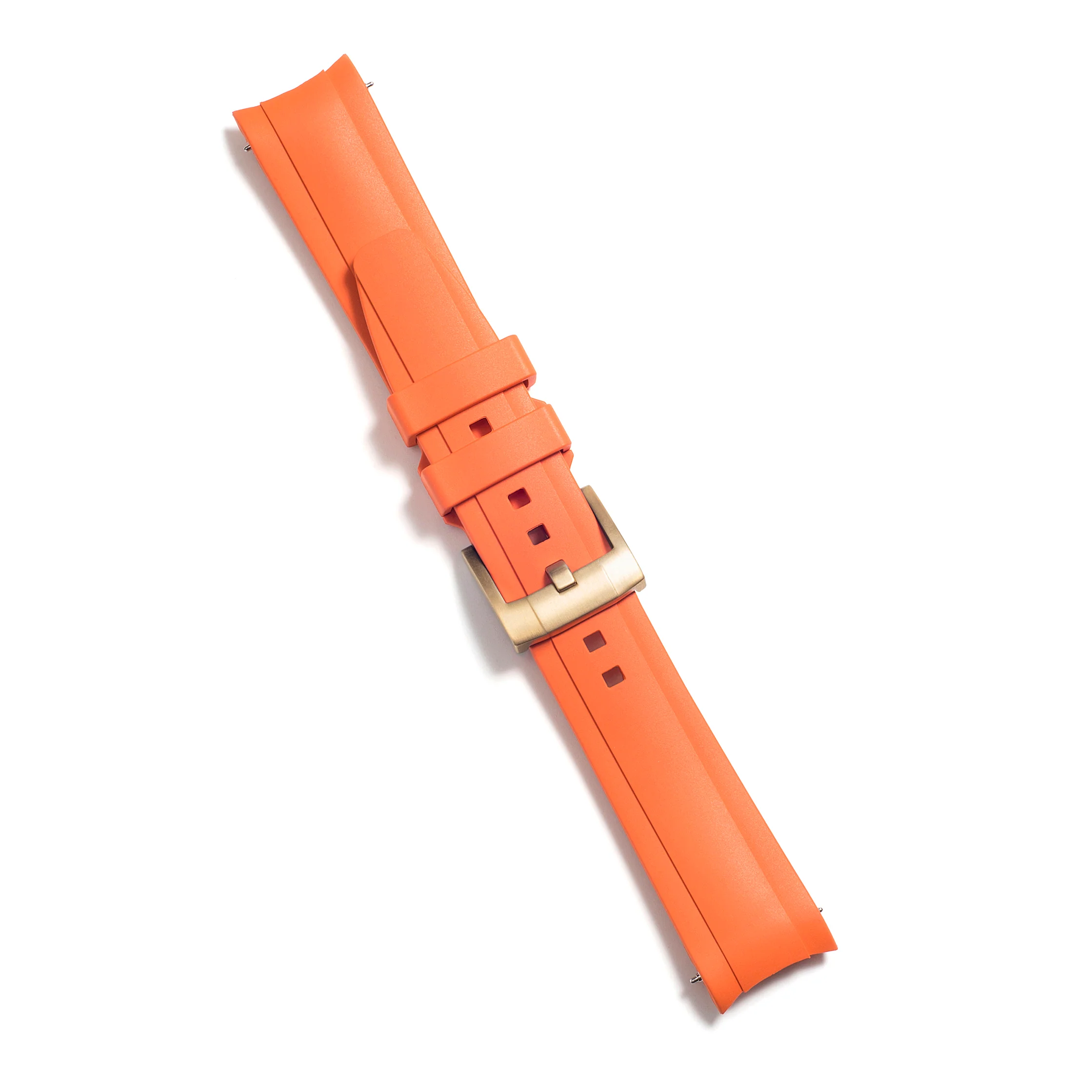 Curved End Rubber Strap for Rolex Ceramic Daytona with Tang Buckle - Image 64