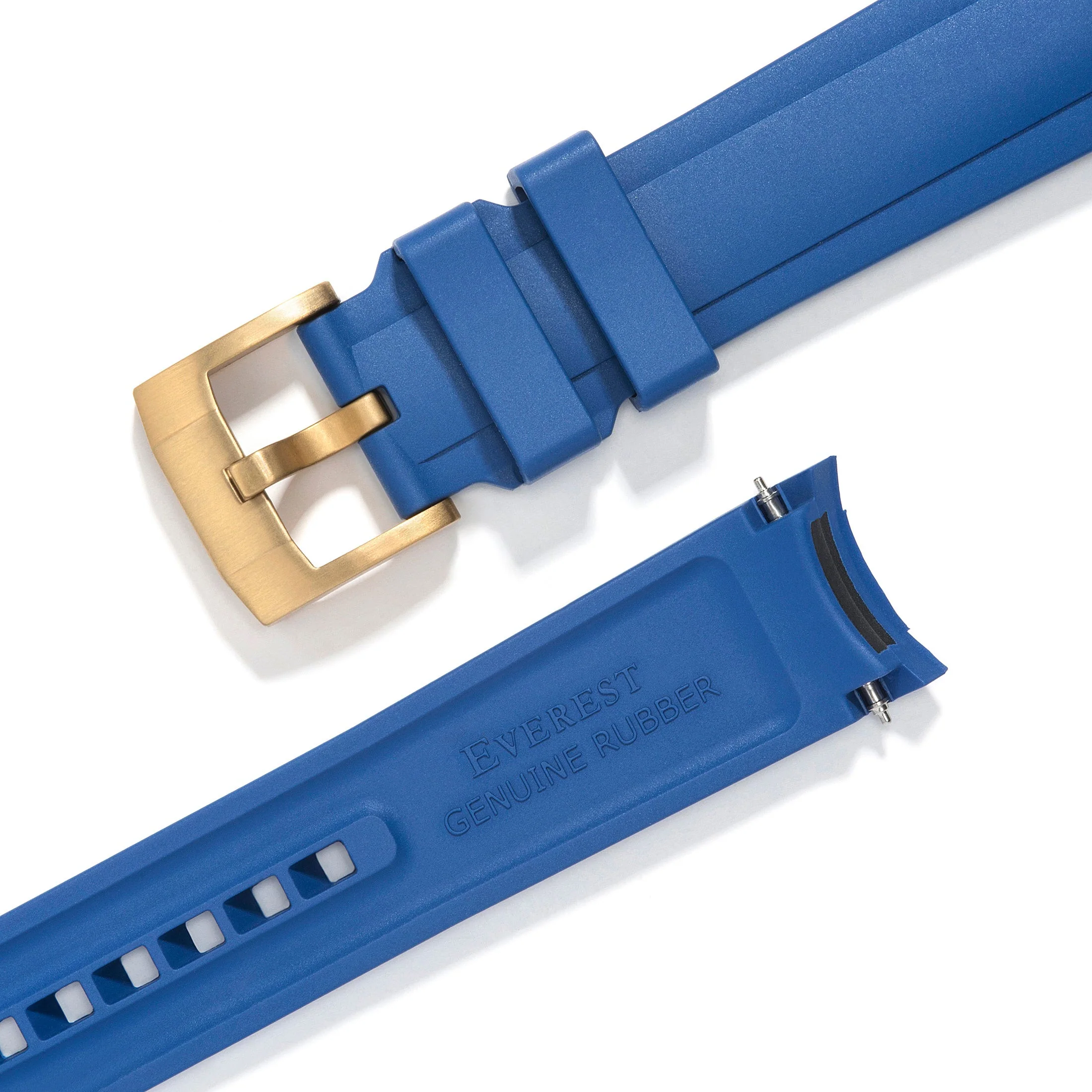 Curved End Rubber Strap for Rolex Explorer I with Tang Buckle - Image 26