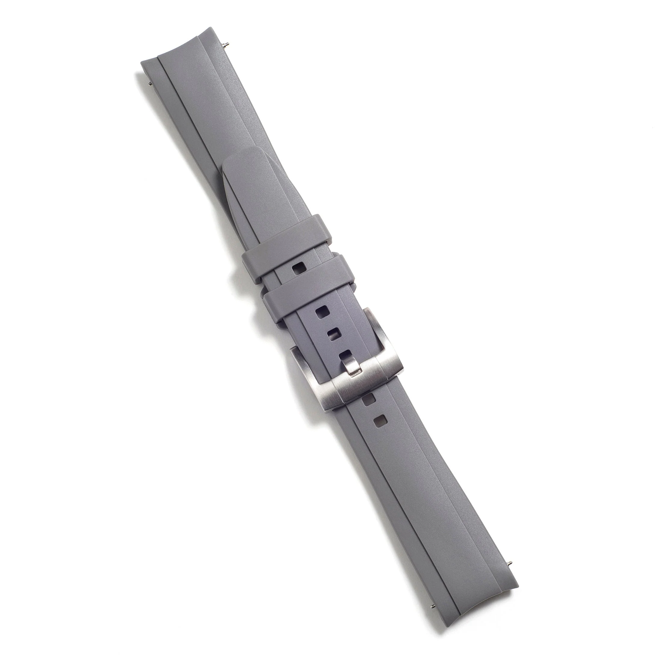 Curved End Rubber Strap for Rolex Explorer II with Tang Buckle - Image 32