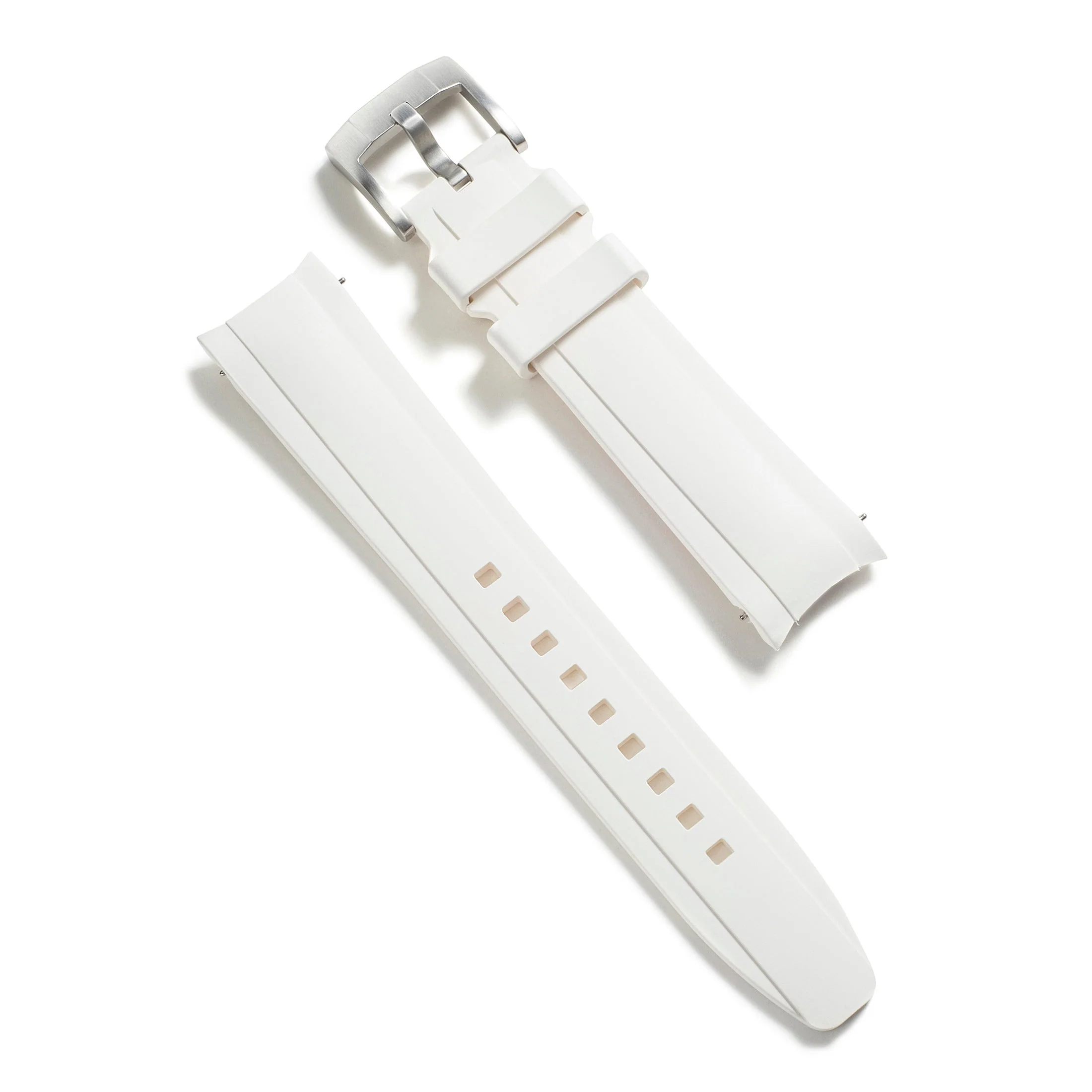 Curved End Rubber Strap for Rolex GMT Master II Ceramic with Tang Buckle - Image 74