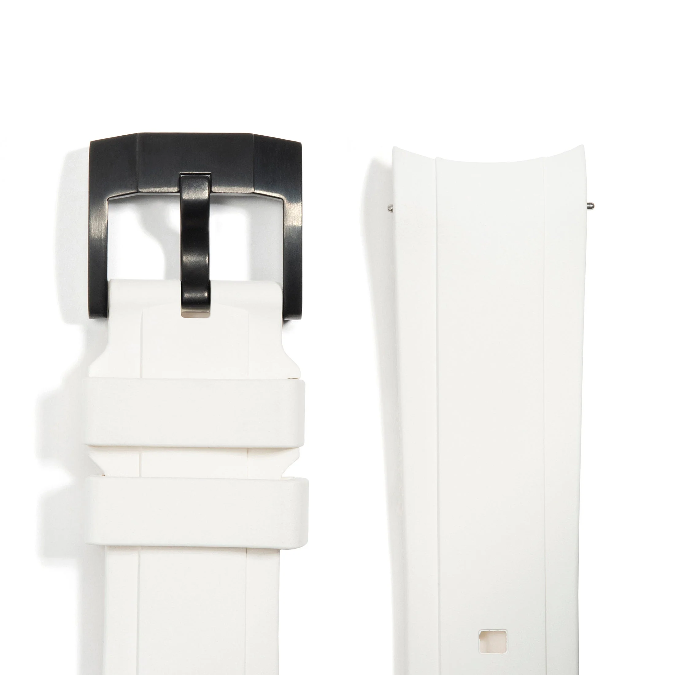 Curved End Rubber Strap for Rolex GMT Master II Ceramic with Tang Buckle - Image 80