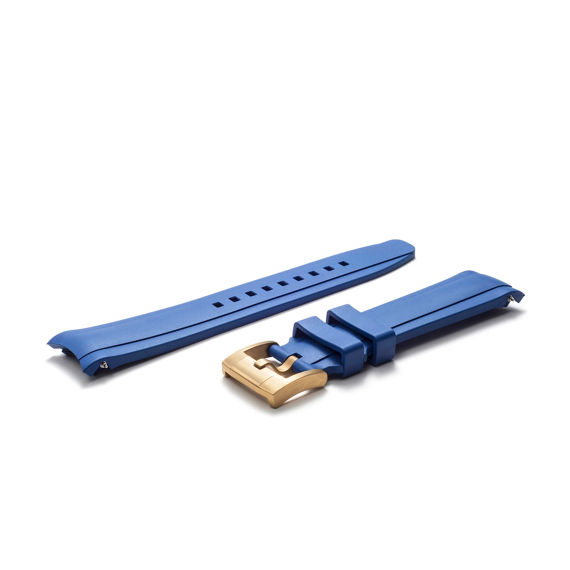 Curved End Rubber Strap for Rolex GMT Ceramic Jubilee with Tang Buckle - Image 25