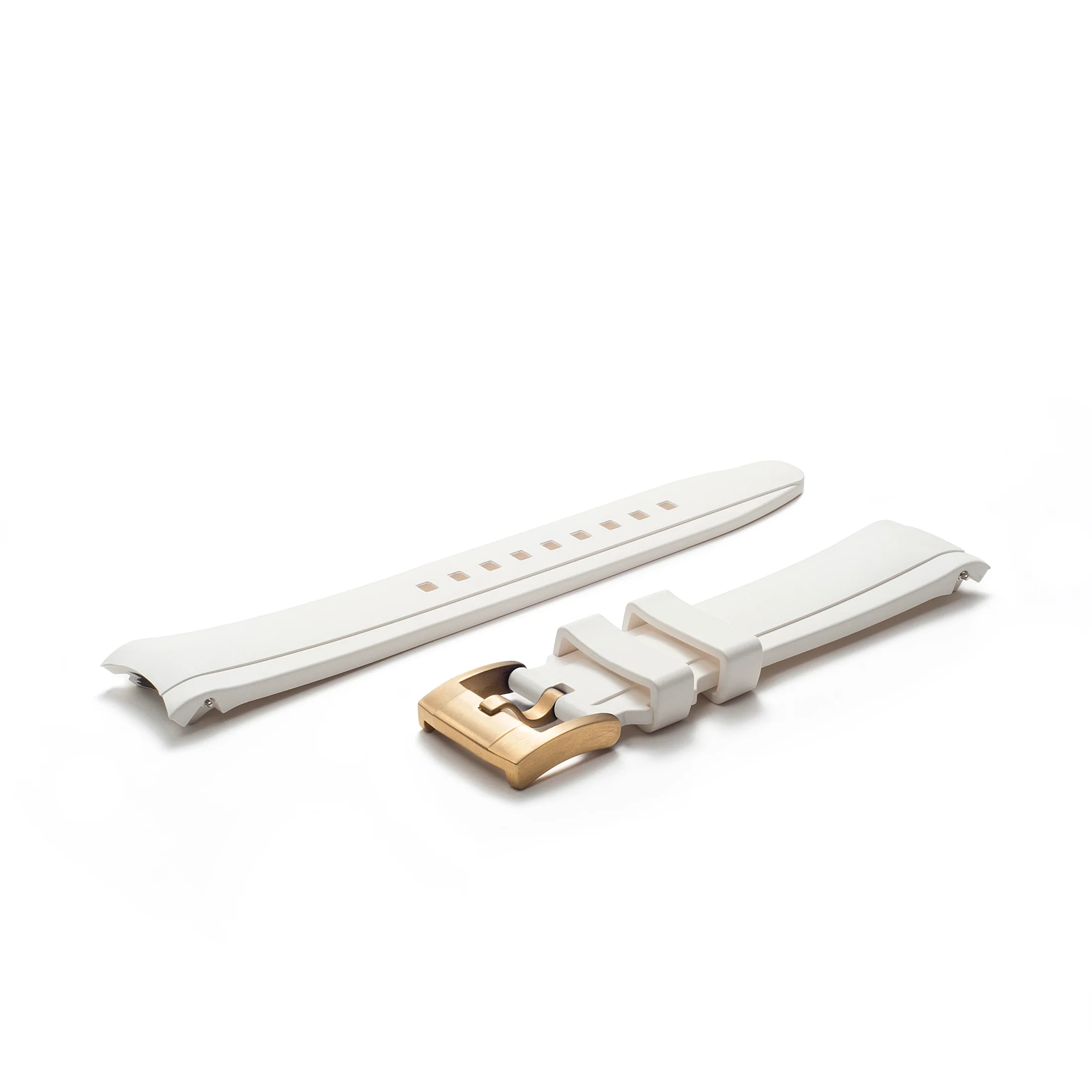 Curved End Rubber Strap for Rolex GMT Ceramic Jubilee with Tang Buckle - Image 83
