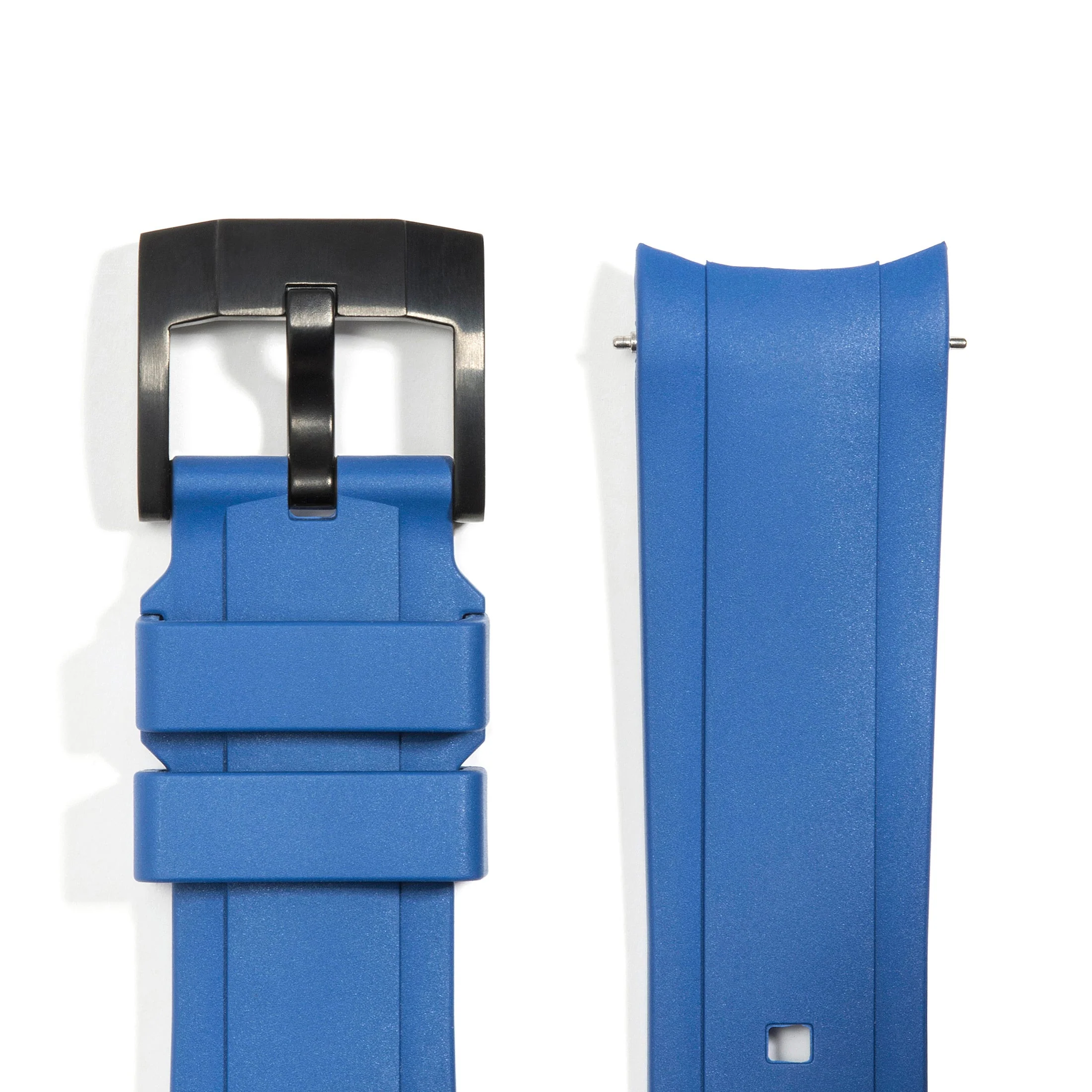 Curved End Rubber Strap for Rolex Submariner with Tang Buckle - Image 22