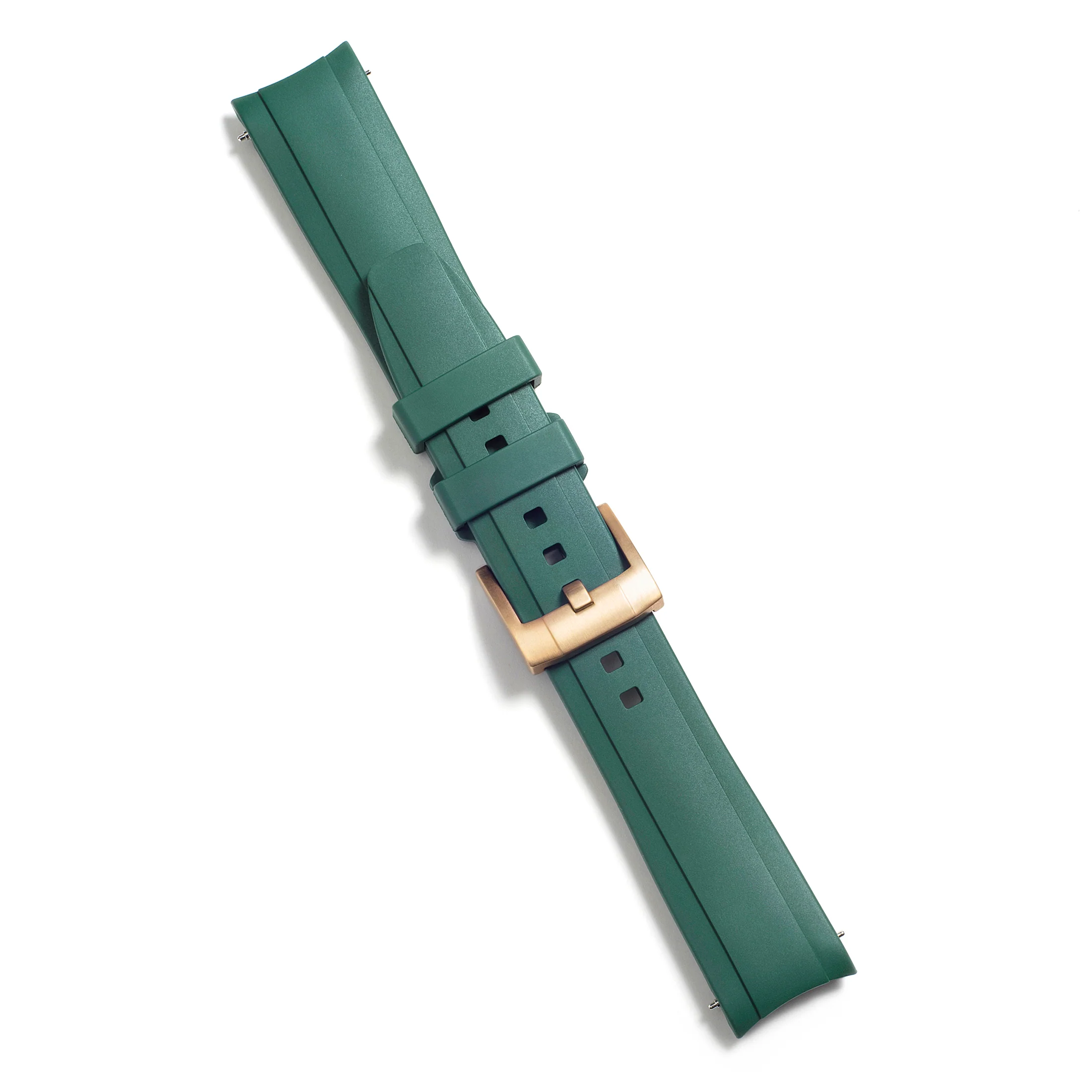 Curved End Rubber Strap with Tang Buckle for Rolex Sub Ceramic No-Date - Image 56