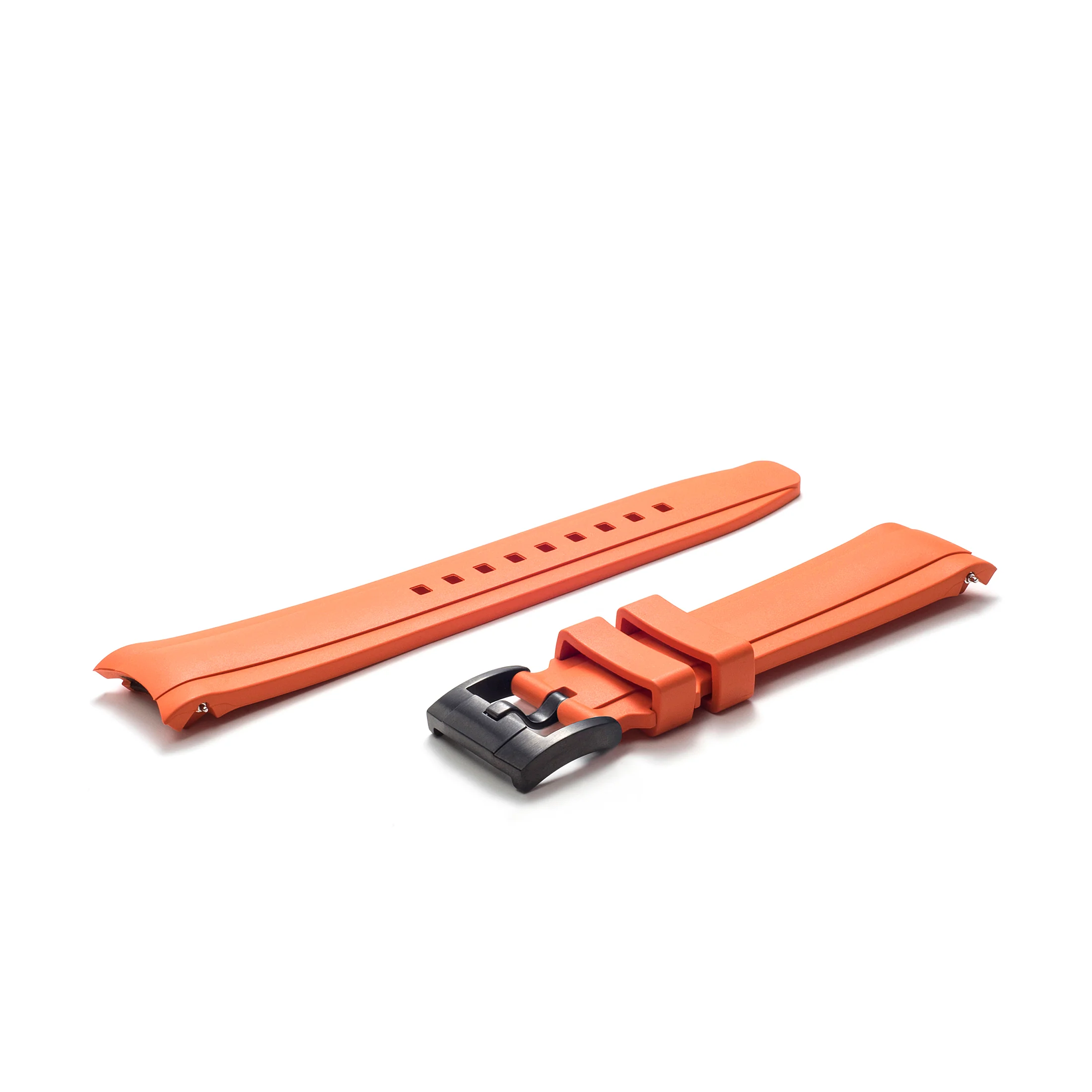 Curved End Rubber Strap with Tang Buckle for Rolex Sub Ceramic No-Date - Image 63