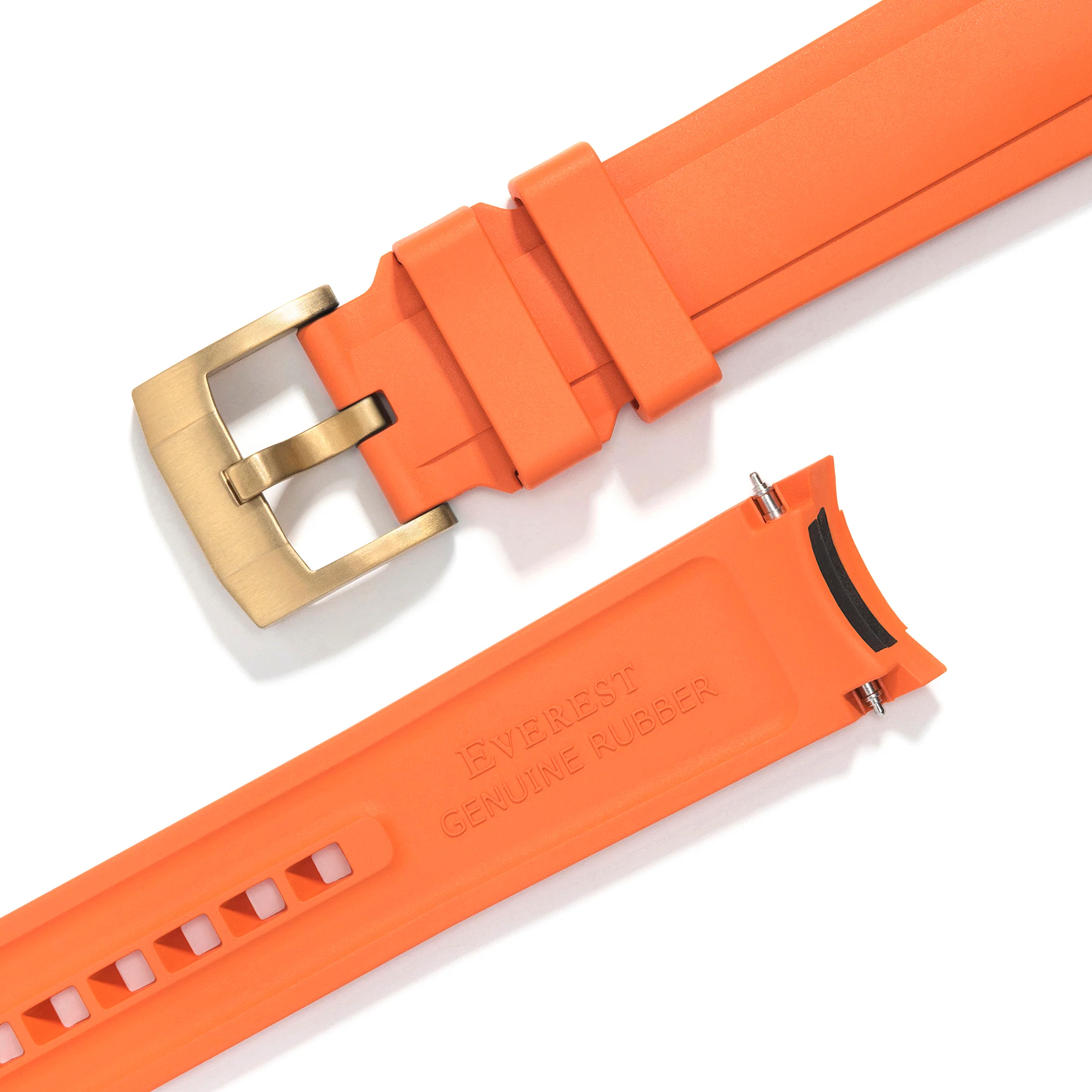 Curved End Rubber Strap with Tang Buckle for Rolex Sub Ceramic No-Date - Image 68