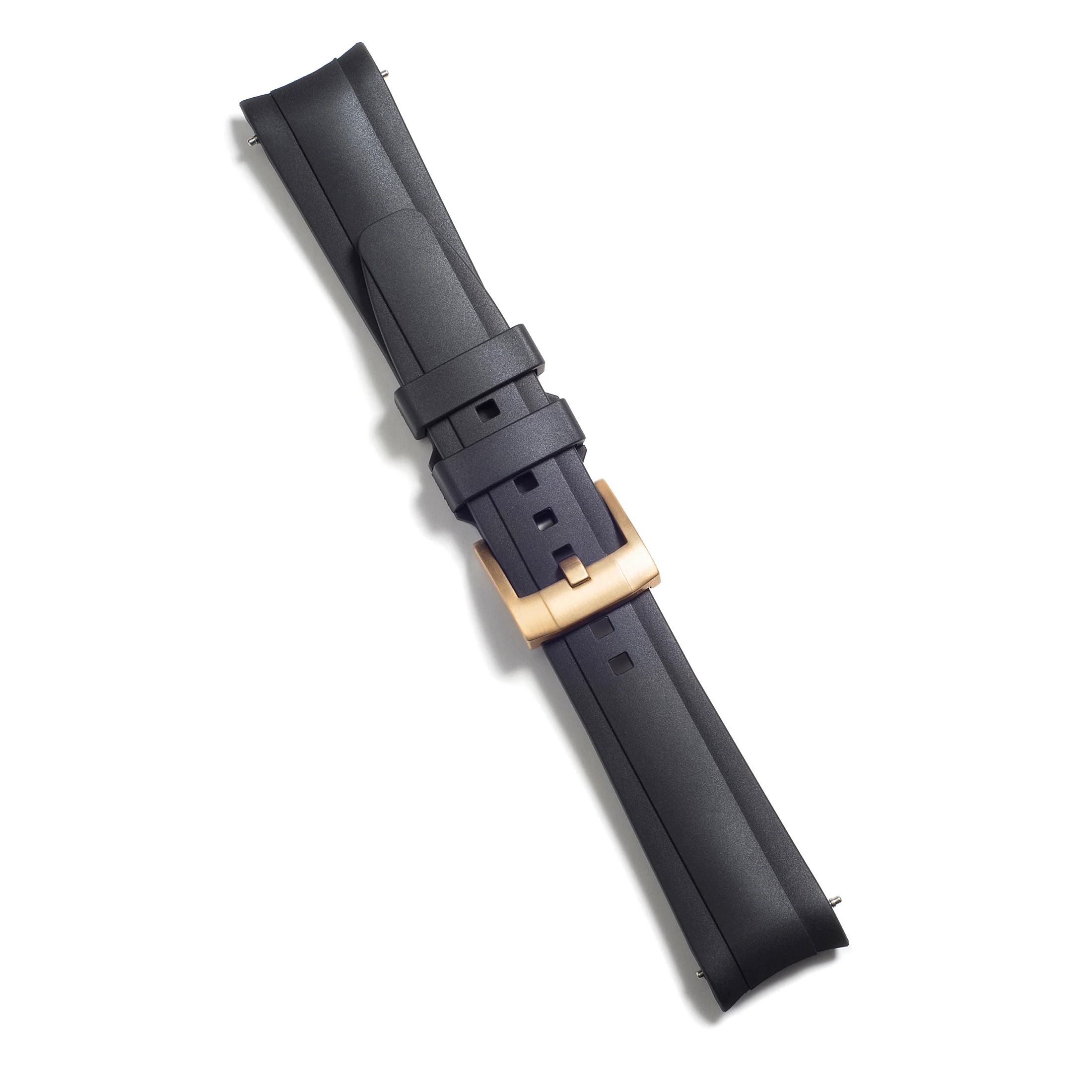 Curved End Rubber Strap for Rolex Submariner No-Date with Tang Buckle - Image 14