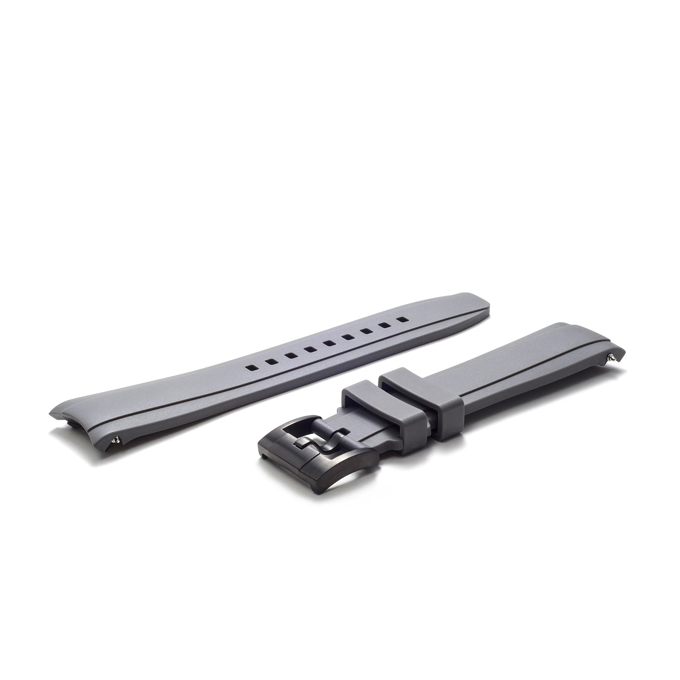 Curved End Rubber Strap for Rolex Submariner No-Date with Tang Buckle - Image 34