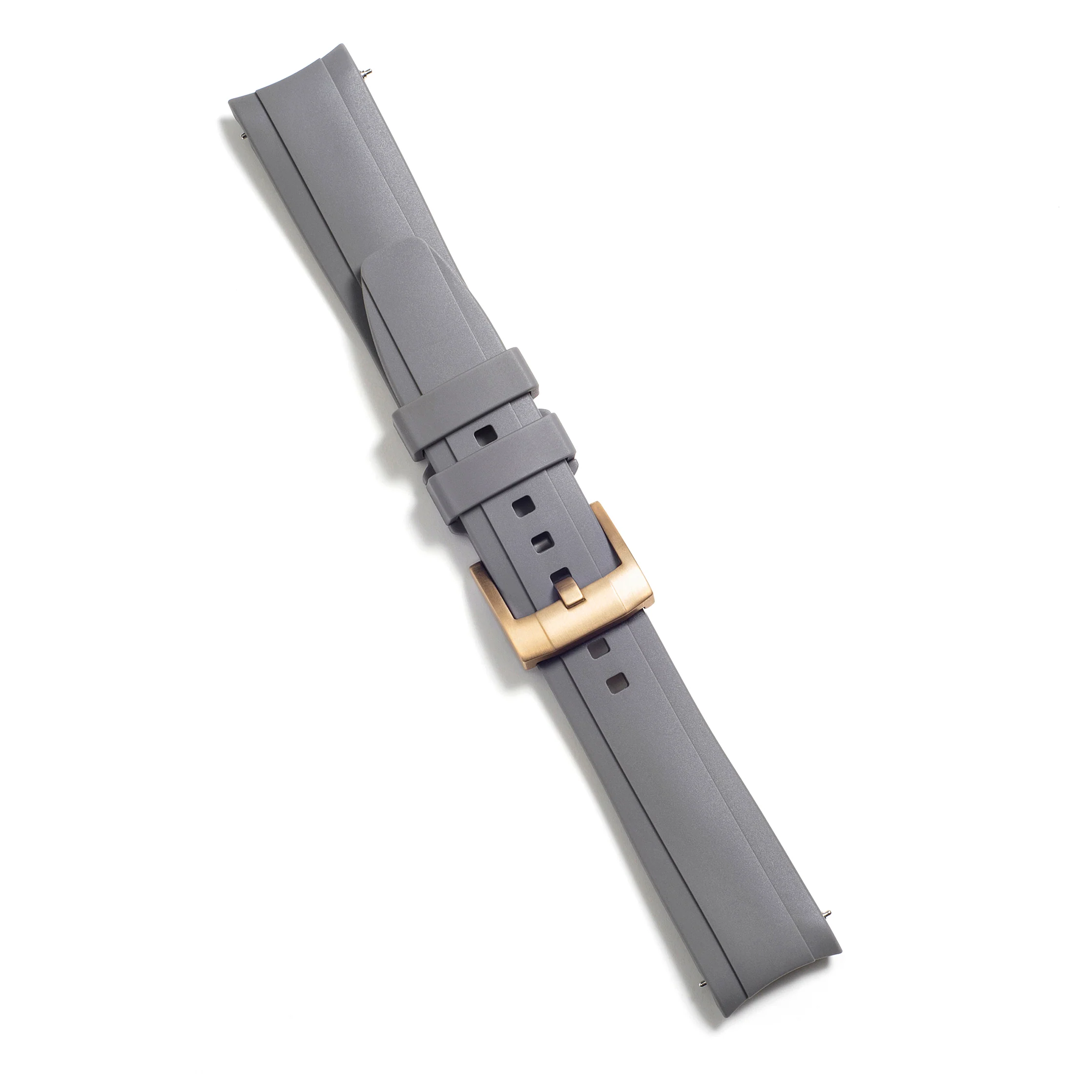 Curved End Rubber Strap for Rolex Submariner No-Date with Tang Buckle - Image 42