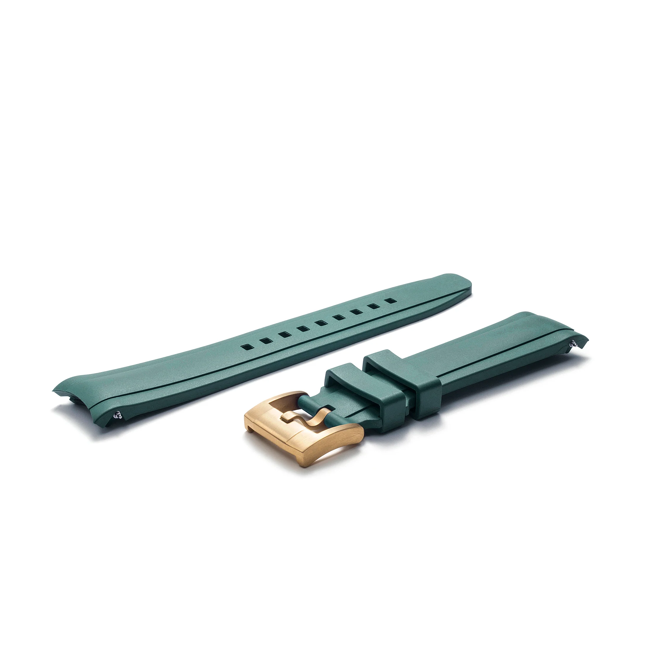 Curved End Rubber Strap for Rolex Submariner No-Date with Tang Buckle - Image 53