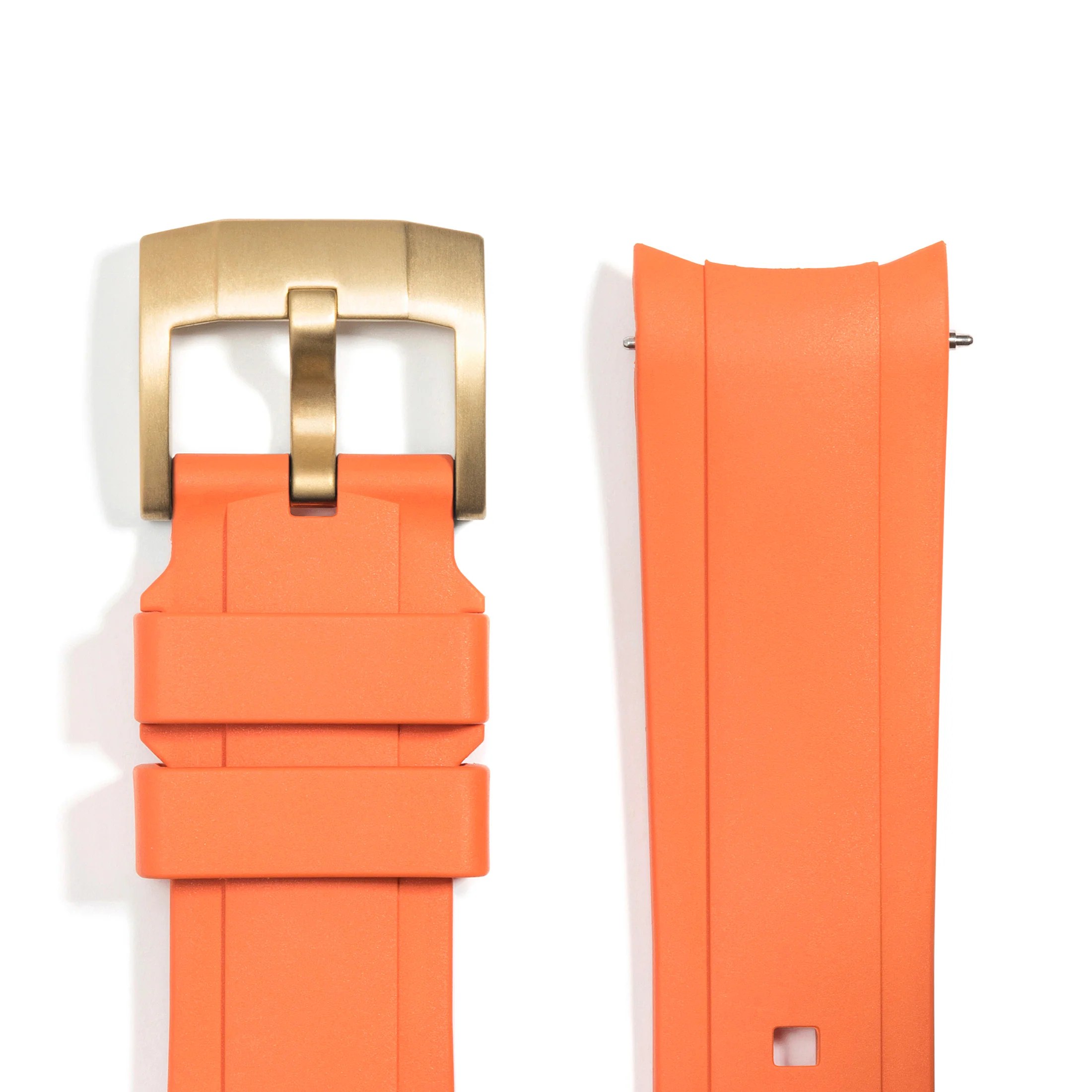 Curved End Rubber Strap for Rolex Submariner No-Date with Tang Buckle - Image 69
