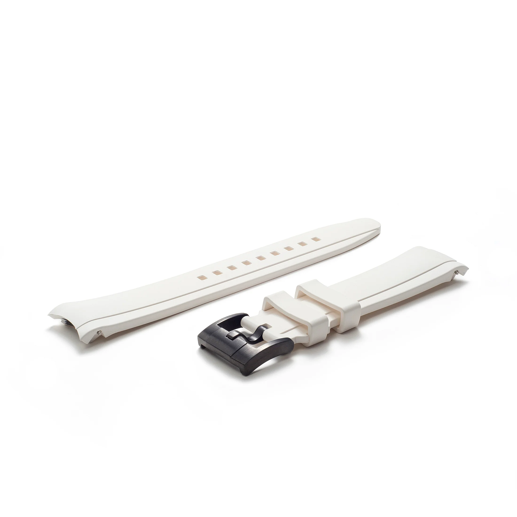 Curved End Rubber Strap for Rolex Submariner No-Date with Tang Buckle - Image 77