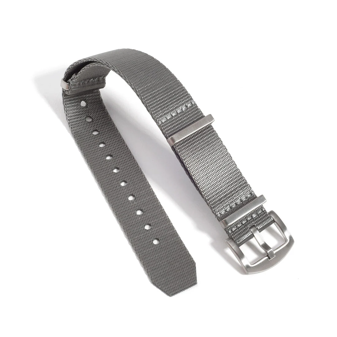 Everest Gray Nylon Watch Band - Image 3