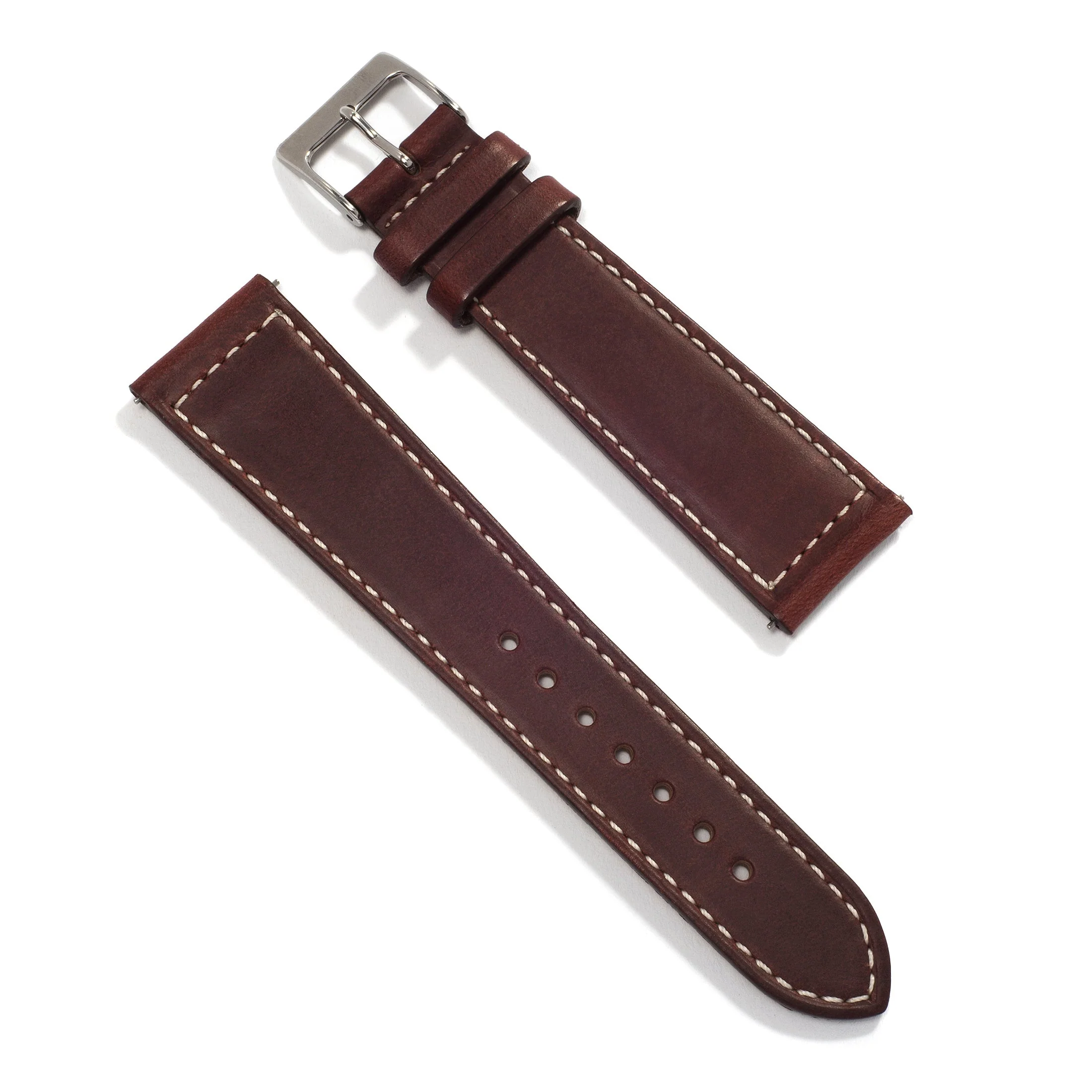Universal Leather Watch Strap — Cherry - Image 4