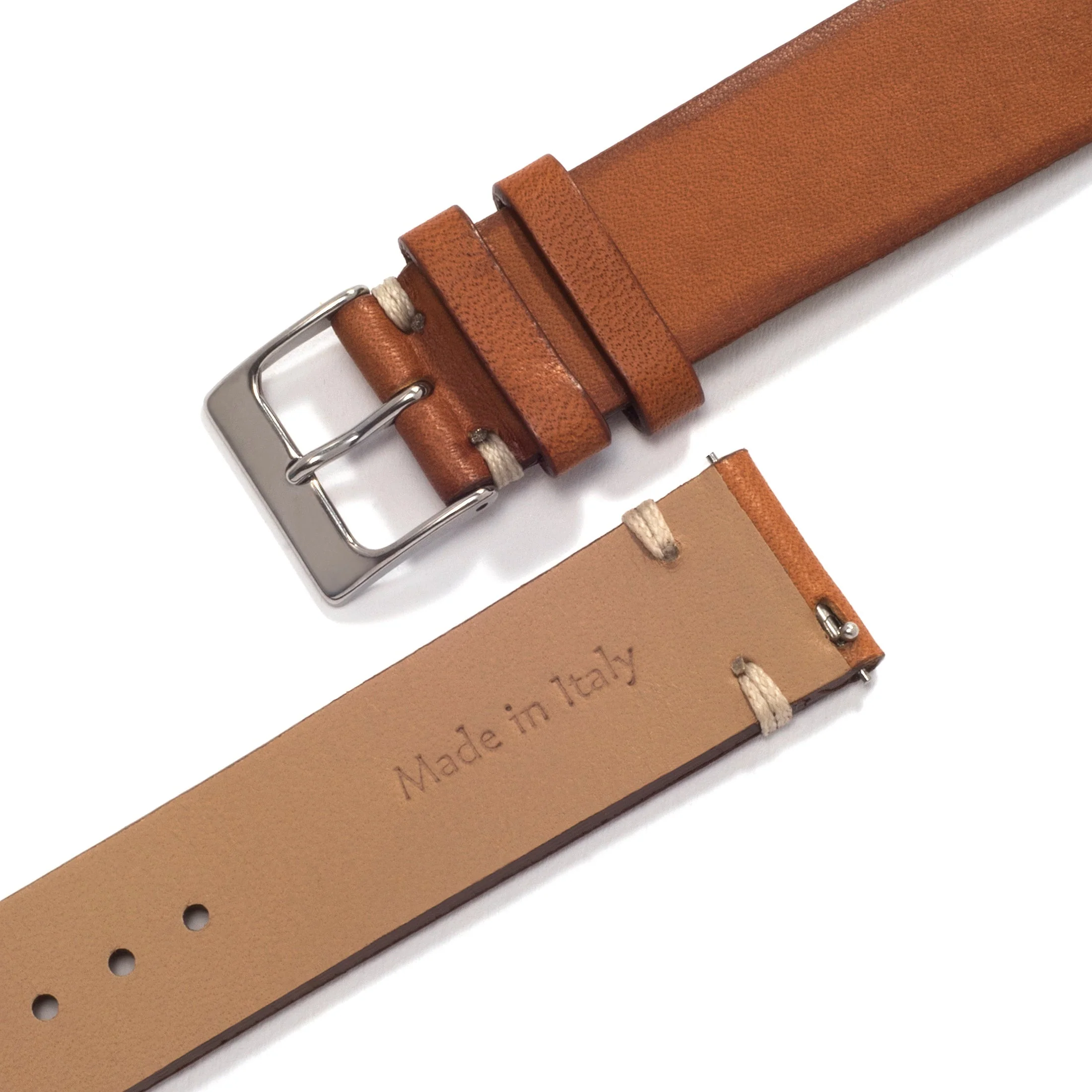 Universal Leather Watch Strap — Hazelnut Vintage - Image 3